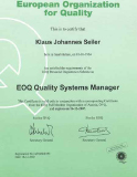EOQ Quality Systems Manager