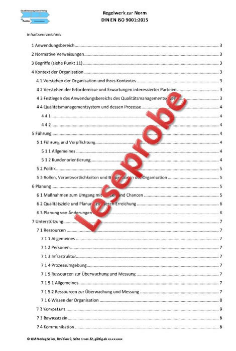 QM-Plan nach DIN ISO 10005:2020